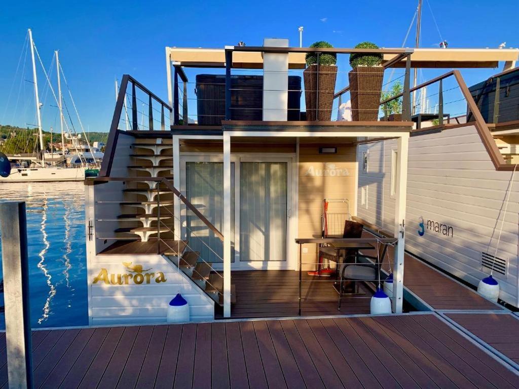 Floating Sea House Aurora Villa Portoroz Ngoại thất bức ảnh